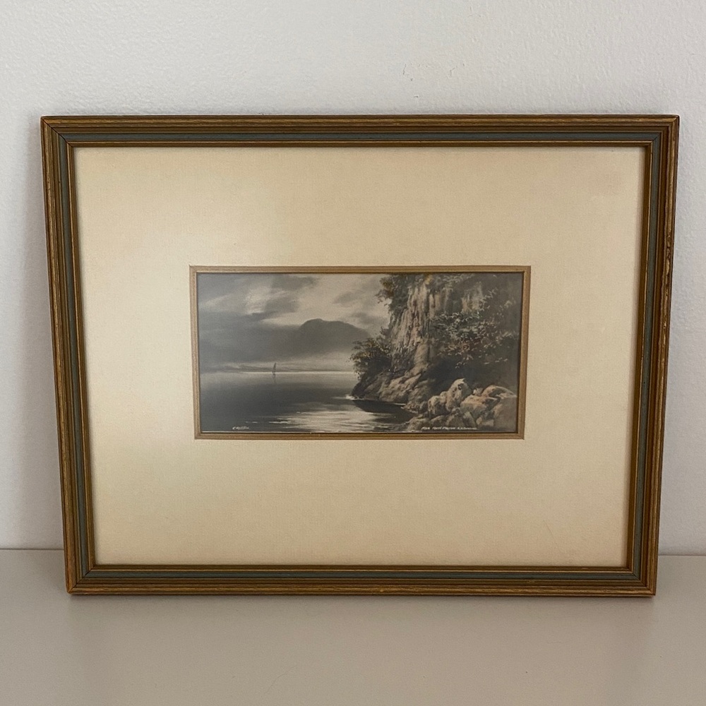 Framed Landscape Art Print - Picture 1 of 10